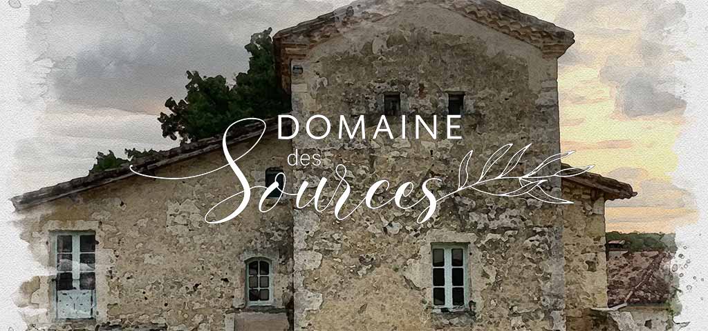 Aquarelle du domaine des Sources